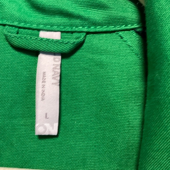 Old Navy Vibrant Green Outerwear - Picture 3 of 3